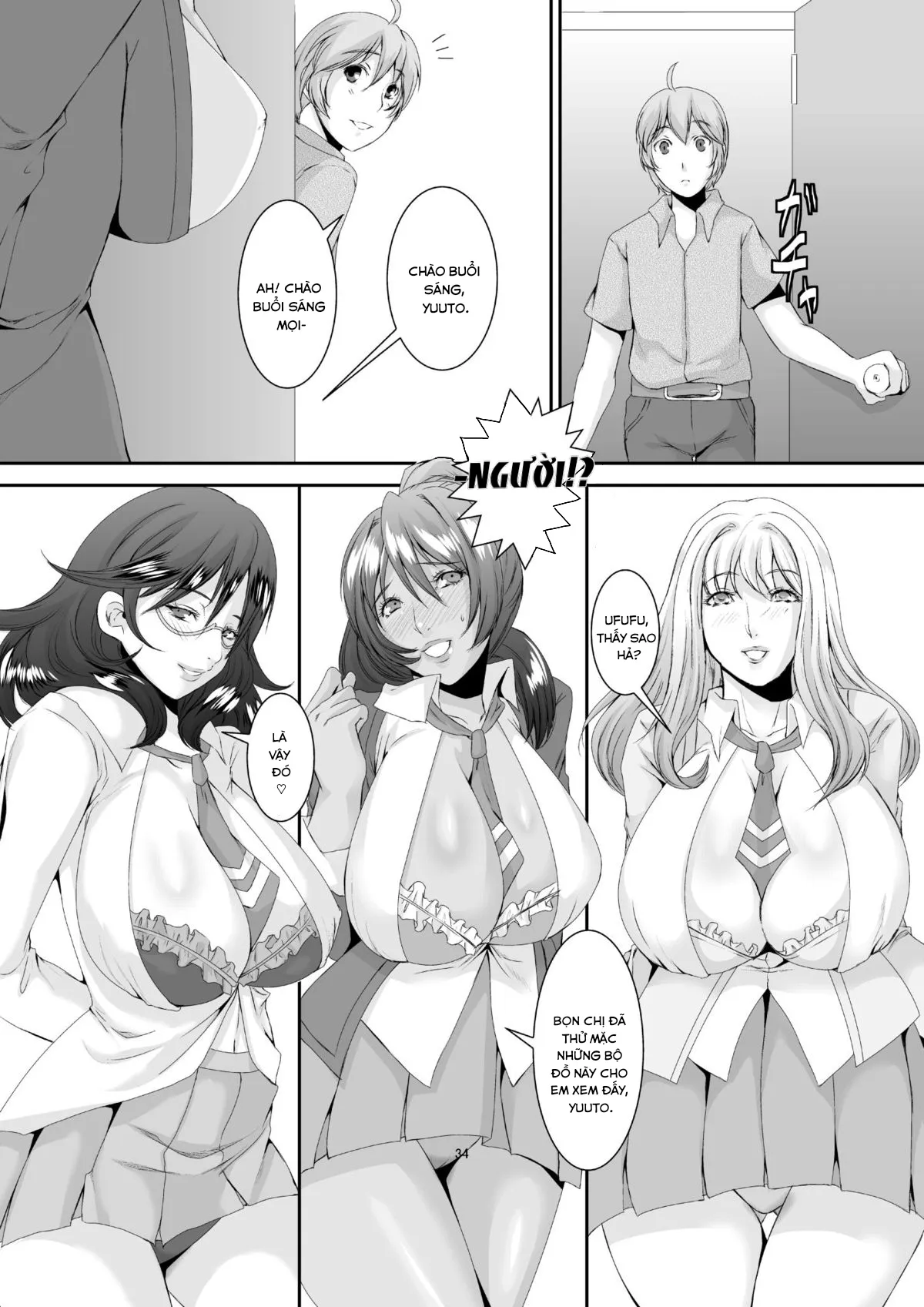 HentaiVN.net - Ảnh 30 - Oku-sama wa Moto Yariman -Besluted - Chap 2