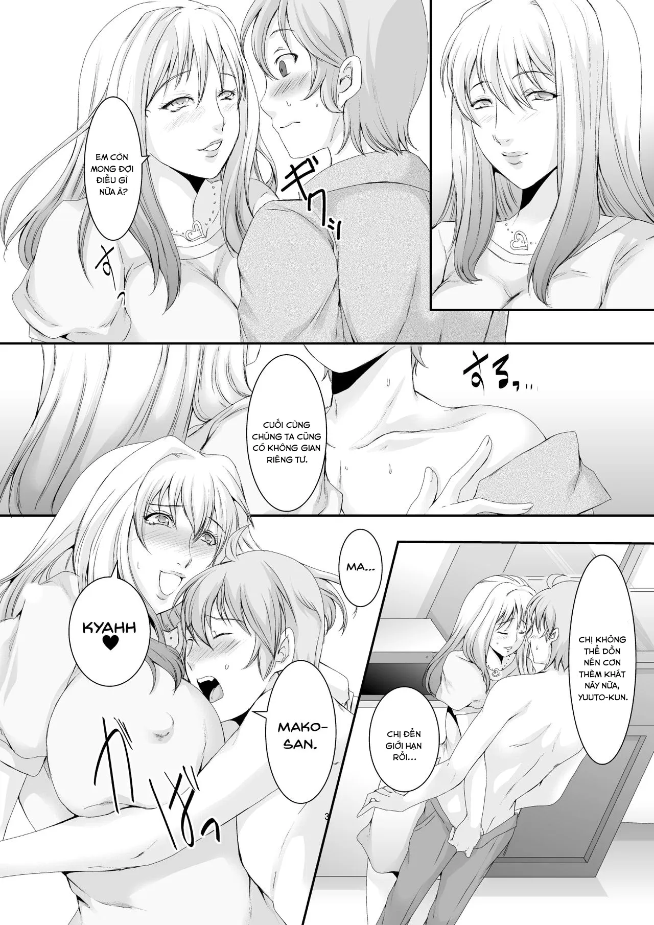 HentaiVN.net - Ảnh 3 - Oku-sama wa Moto Yariman -Besluted - Chap 2