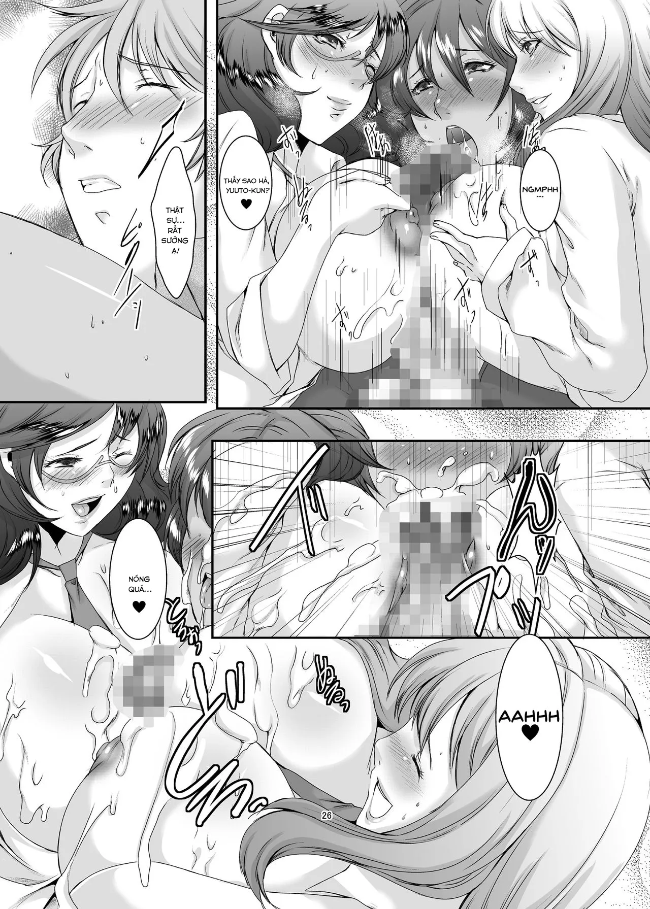 HentaiVN.net - Ảnh 20 - Oku-sama wa Moto Yariman -Besluted - Chap 3