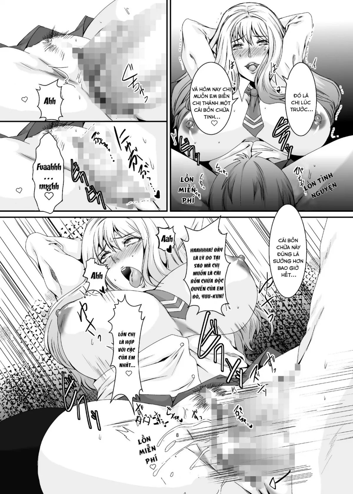 HentaiVN.net - Ảnh 6 - Oku-sama wa Moto Yariman -Besluted - Chap 4