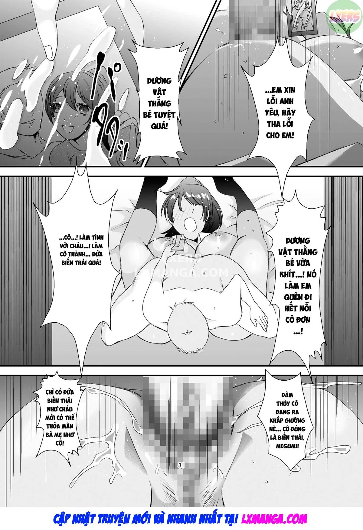 HentaiVN.net - Ảnh 35 - Oku-sama wa Moto Yariman -Besluted - Chap 8 - END