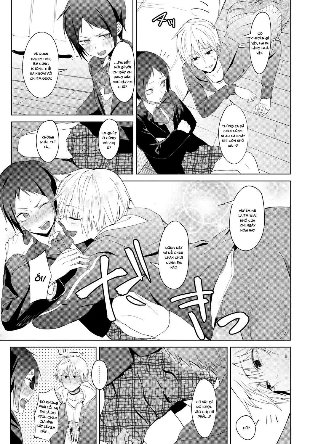 HentaiVN.net - Ảnh 4 - Swearing In Daytime [Hakuten Kebbai] - Chap 1.1