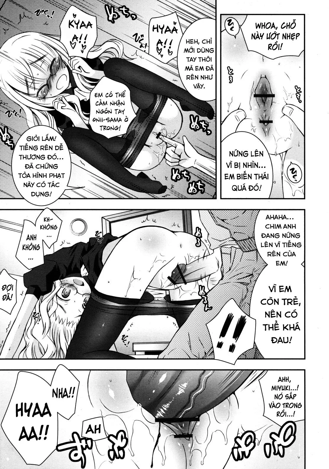 HentaiVN.net - Ảnh 11 - Trừng phạt cô em gái! [Punishment!] - Oneshot