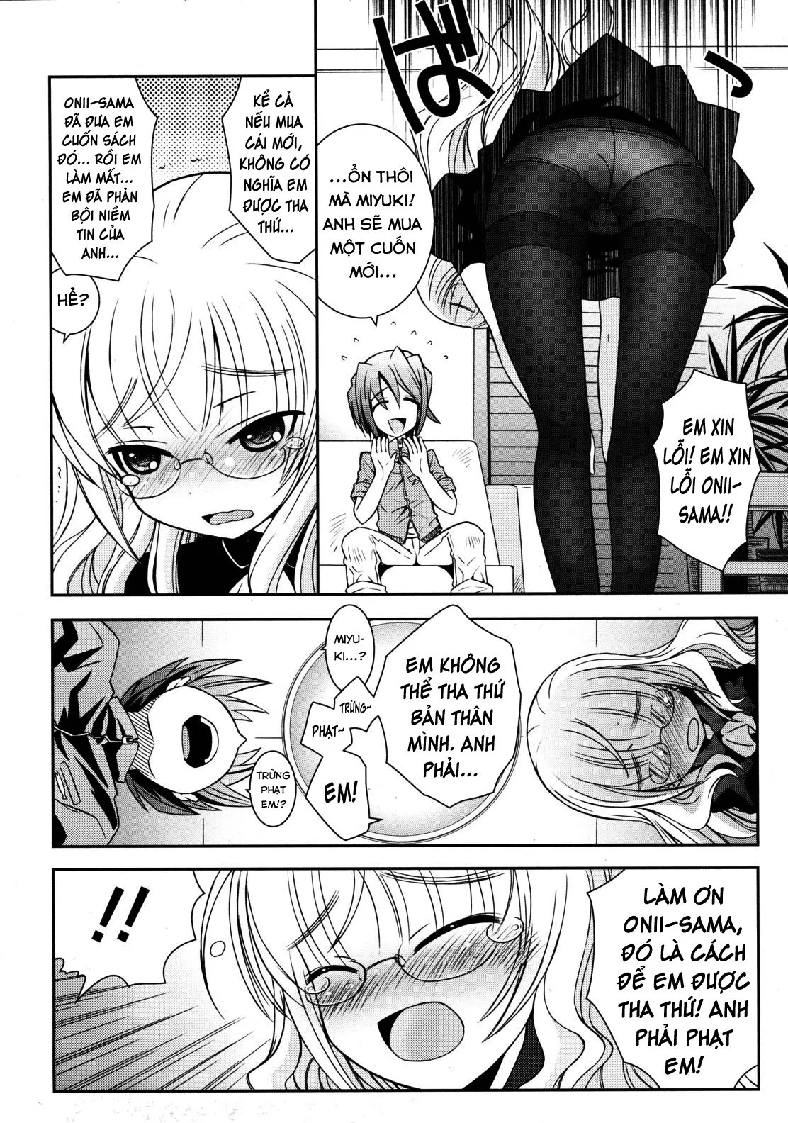 HentaiVN.net - Ảnh 4 - Trừng phạt cô em gái! [Punishment!] - Oneshot