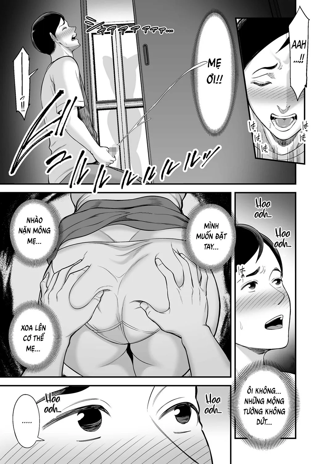 HentaiVN.net - Ảnh 14 - Mông to của mẹ quá sexy [Okaa-San No Dekajiri Ga Erosugite; Mom's Huge Ass Is Too Sexy] - Chap 1