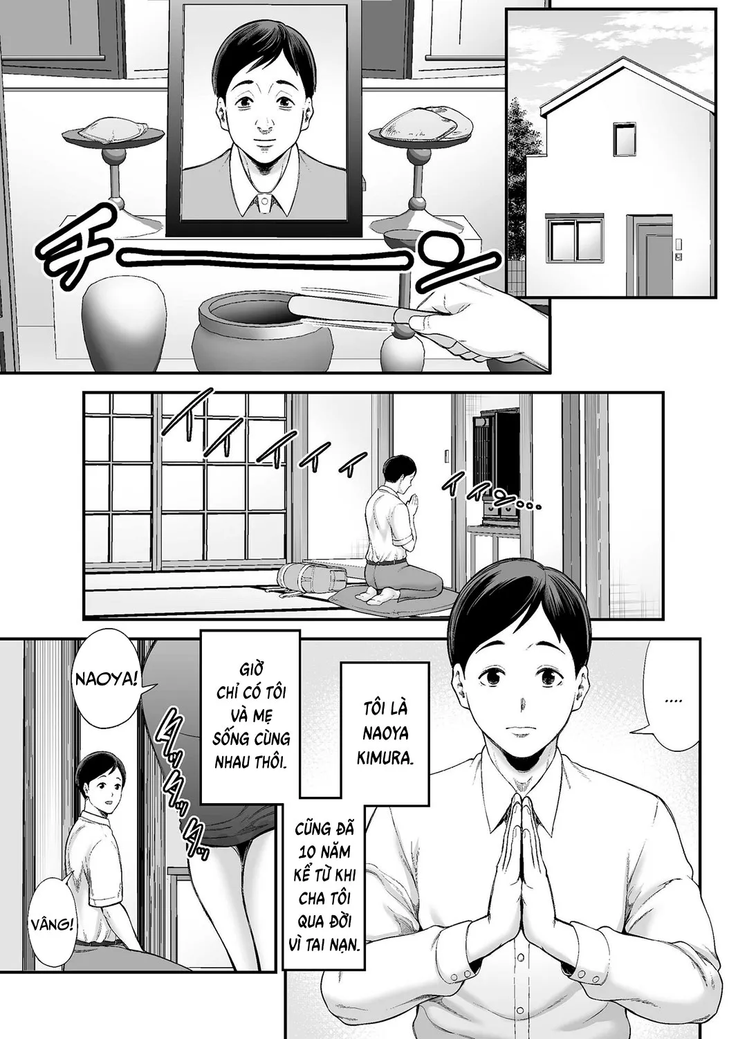HentaiVN.net - Ảnh 4 - Mông to của mẹ quá sexy [Okaa-San No Dekajiri Ga Erosugite; Mom's Huge Ass Is Too Sexy] - Chap 1