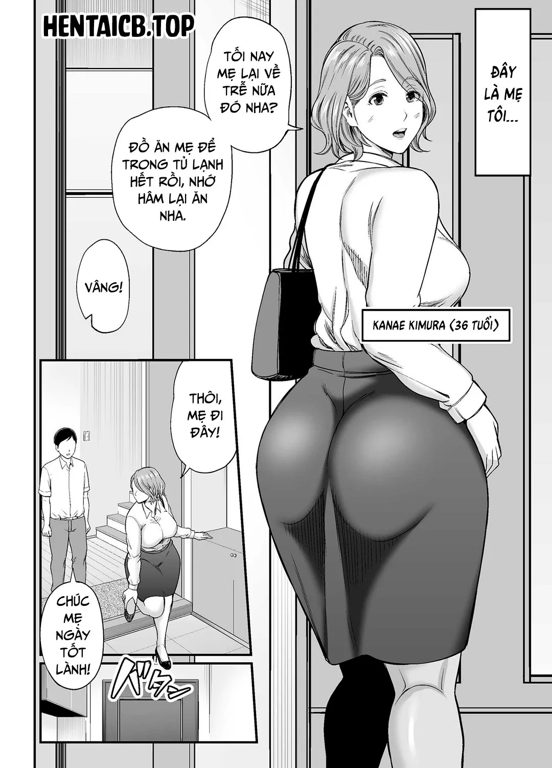 HentaiVN.net - Ảnh 5 - Mông to của mẹ quá sexy [Okaa-San No Dekajiri Ga Erosugite; Mom's Huge Ass Is Too Sexy] - Chap 1