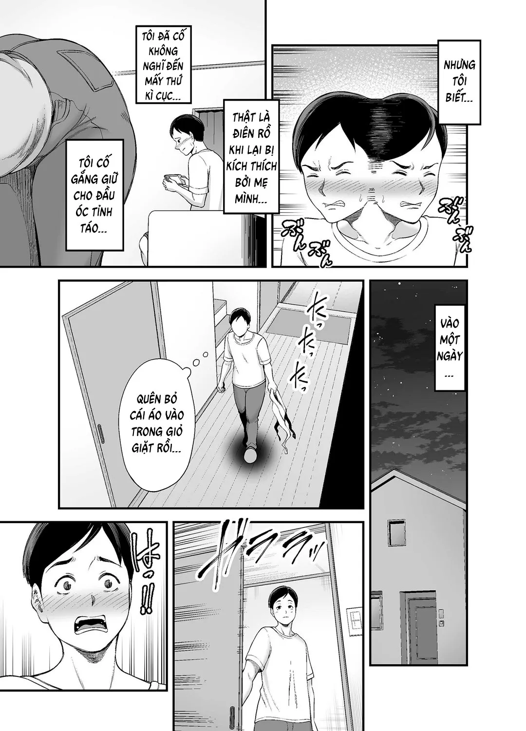 HentaiVN.net - Ảnh 8 - Mông to của mẹ quá sexy [Okaa-San No Dekajiri Ga Erosugite; Mom's Huge Ass Is Too Sexy] - Chap 1