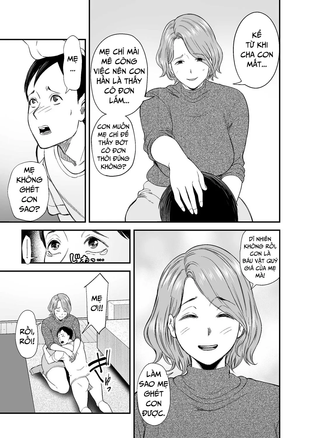 HentaiVN.net - Ảnh 10 - Mông to của mẹ quá sexy [Okaa-San No Dekajiri Ga Erosugite; Mom's Huge Ass Is Too Sexy] - Chap 2 - [END]