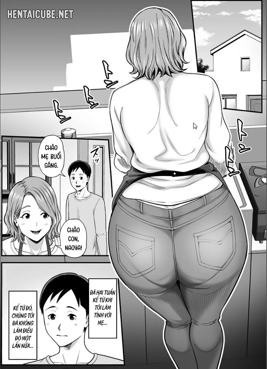 HentaiVN.net - Ảnh 3 - Mông to của mẹ quá sexy [Okaa-San No Dekajiri Ga Erosugite; Mom's Huge Ass Is Too Sexy] - Chap 2.1