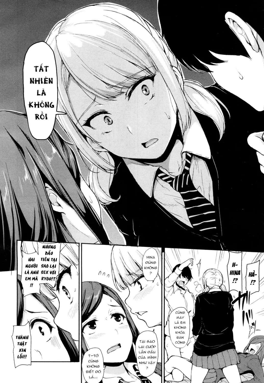HentaiVN.net - Ảnh 11 - Osananajimi to Imouto [Em Gái Và Bạn Thuở Nhỏ] - Oneshot