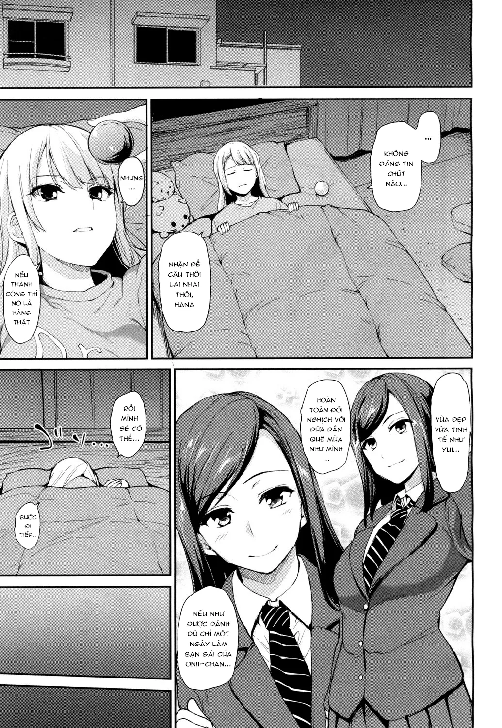 HentaiVN.net - Ảnh 4 - Osananajimi to Imouto [Em Gái Và Bạn Thuở Nhỏ] - Oneshot