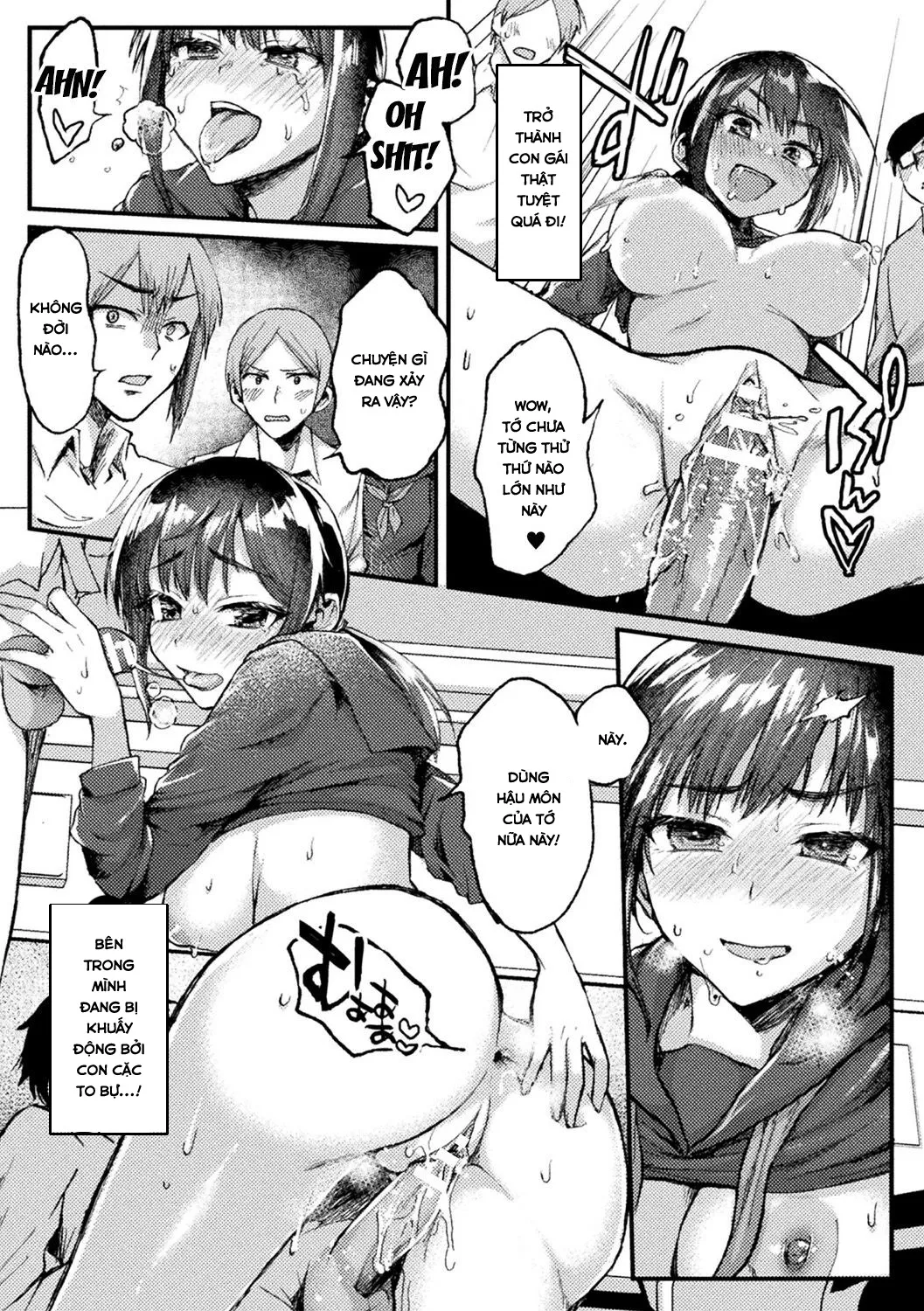 HentaiVN.net - Ảnh 9 - App Làm Nắc Cơ ! [Kimi ni Haitte Shitai Koto | I want to possess you] - Oneshot