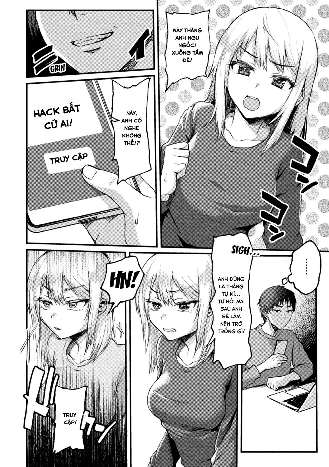 HentaiVN.net - Ảnh 4 - App Làm Nắc Cơ ! [Kimi ni Haitte Shitai Koto | I want to possess you] - Oneshot