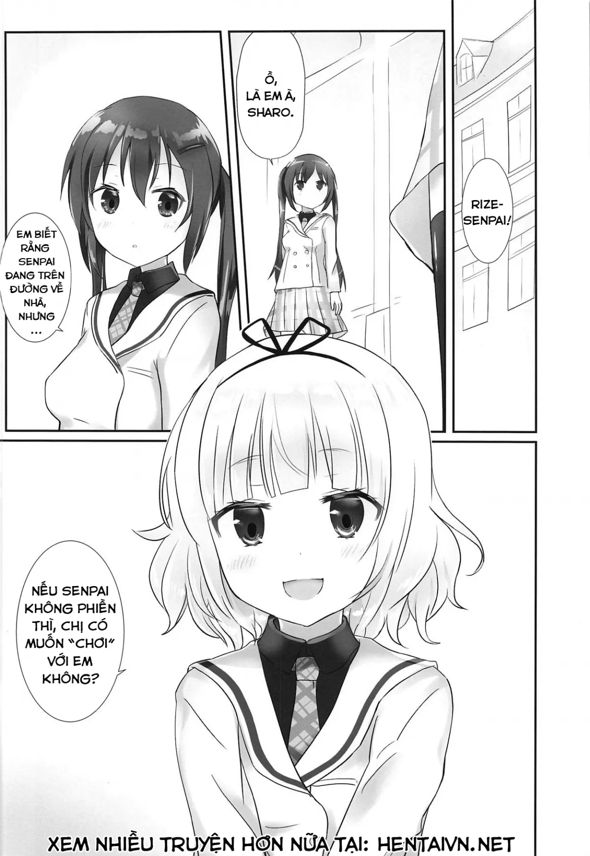 HentaiVN.net - Ảnh 12 - Sharo or Sharo (Gochuumon wa Usagi desu ka?) [Sharo hay Sharo] - Oneshot