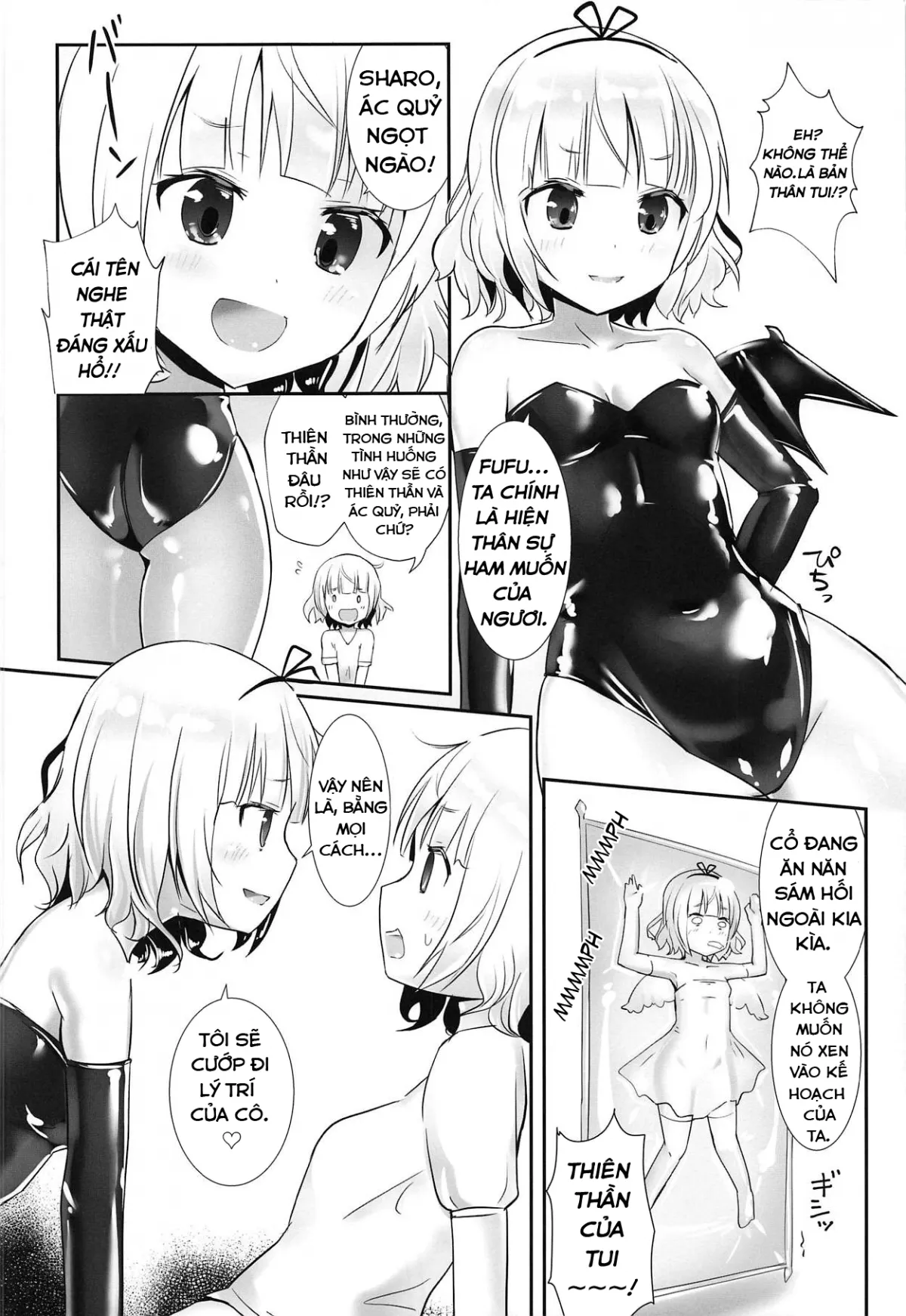 HentaiVN.net - Ảnh 4 - Sharo or Sharo (Gochuumon wa Usagi desu ka?) [Sharo hay Sharo] - Oneshot