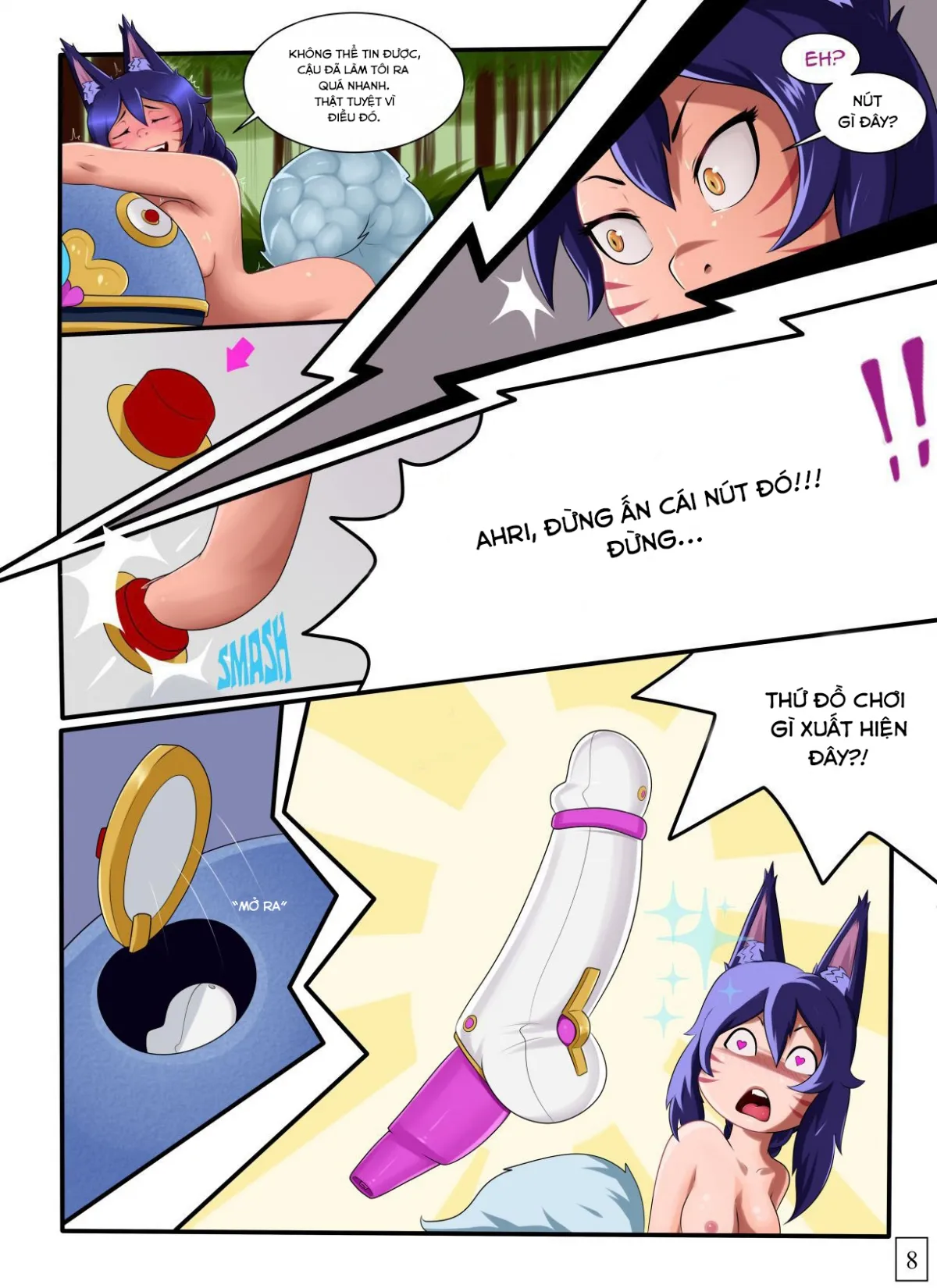 HentaiVN.net - Ảnh 6 - Sự ham muốn dục vọng của Ahri [The Lust Bug Ahri] - Oneshot