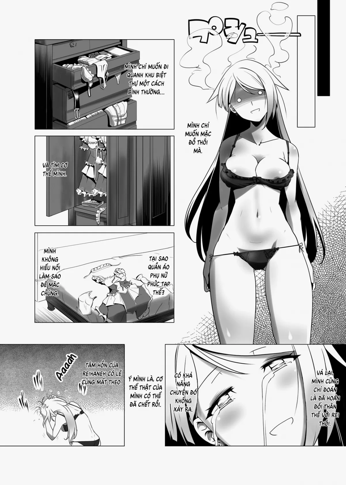 HentaiVN.net - Ảnh 5 - Khi hai ta thức giấc. [Awakening (TSF no F no Hon Sono 5), めざめ (TSFのFのほん その5)] - 1-shot