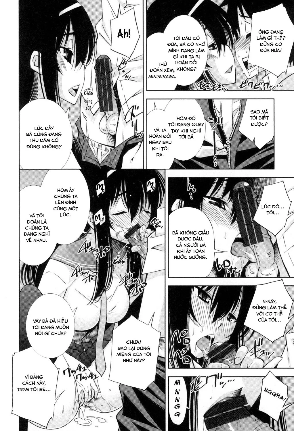HentaiVN.net - Ảnh 9 - Tôi là cô ấy và cô ấy là tôi [Boku ga Kanojo de Kanojo ga Boku de] - Oneshot