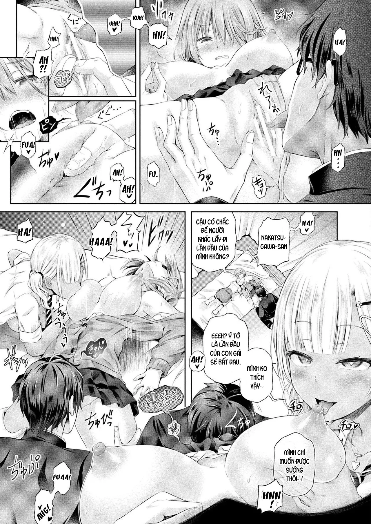HentaiVN.net - Ảnh 17 - Tôi hoán đổi cơ thể với con gái -Bữa Tiệc Hoán Đổi- [Ore, Gal no Naka -Swap Party-] - Oneshot