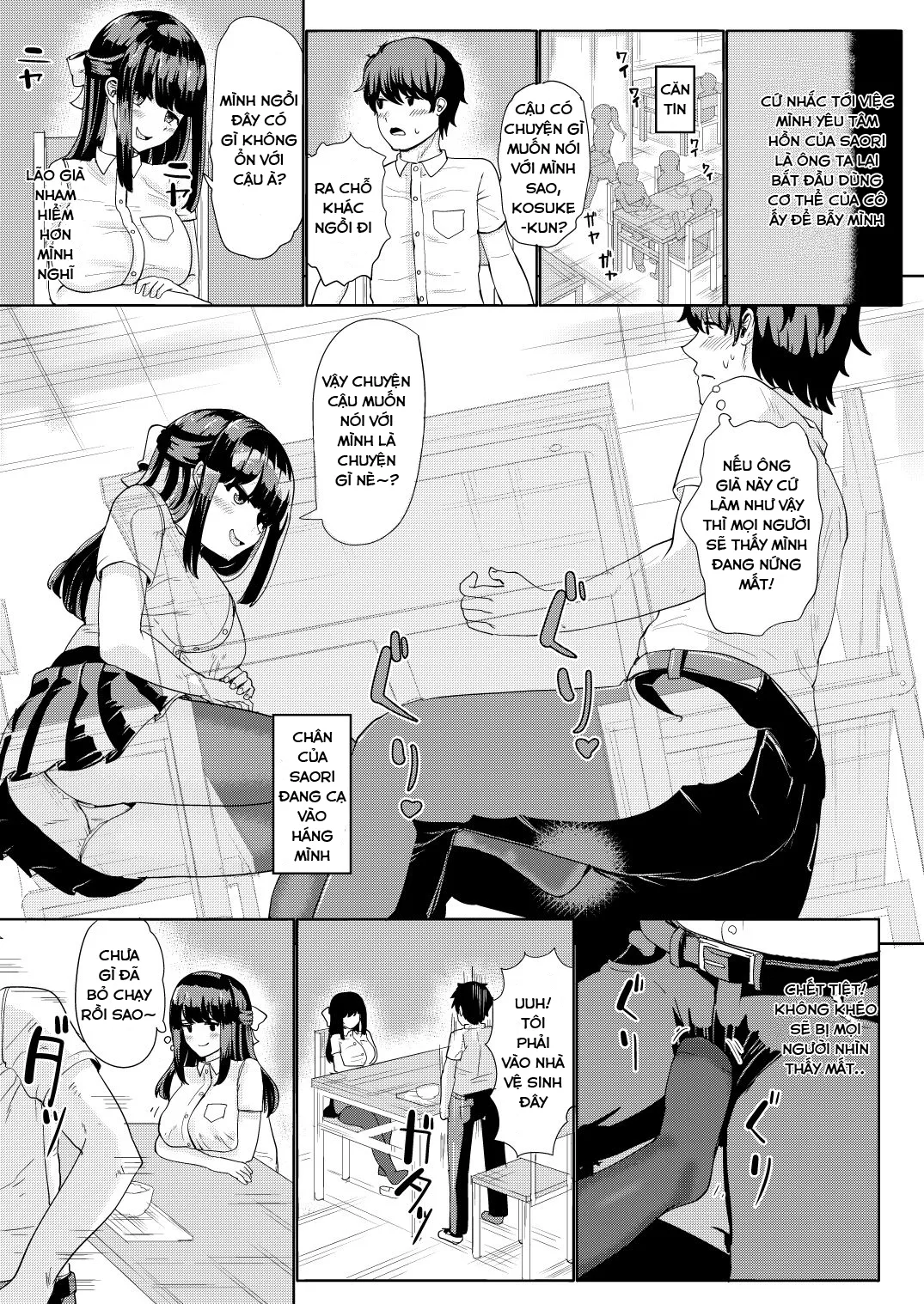 HentaiVN.net - Ảnh 8 - Kanojo to Oji-san no Karada ga Irekawaru TSF [A Creepy Old Guy Swaps Bodies With My Girlfriend; Lão già gớm ghiếc hoán đổi cơ thể với bạn gái của tôi] - Oneshot