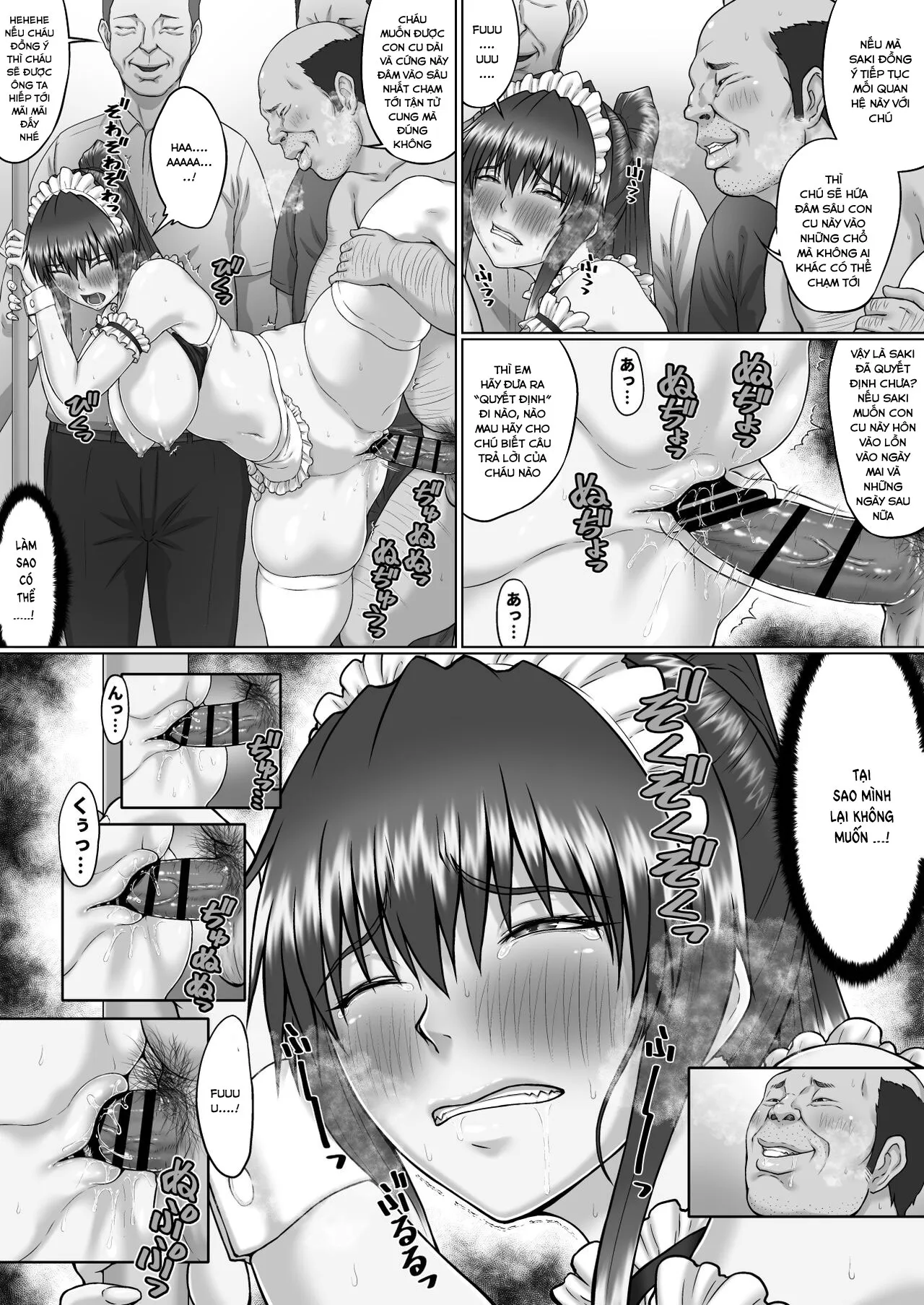 HentaiVN.net - Ảnh 25 - Nakadashi Oji-San Ni Nerawareta Mesu Wa Nigeru Koto Ga Dekinai ~Senaga Saki Hen [A Woman Can't Get Away After Being Targeted By This Horny Old Man ~Senaga Saki Edition] - Chap 4