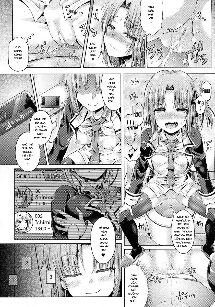 HentaiVN.net - Ảnh 7 - Tamashii- INSERT LEVEL - Chap 3: Houkago Nyotai Tour