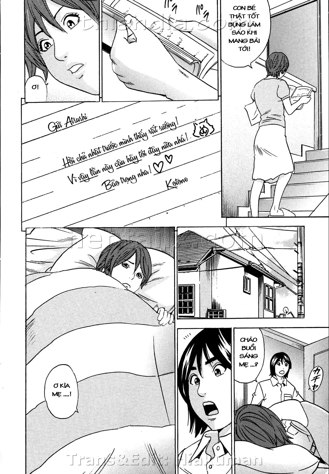 HentaiVN.net - Ảnh 8 - Mama ga Iku! Boku wa Dopyu! [Mama felt ...azm! I ejaculate!] - Chap 1