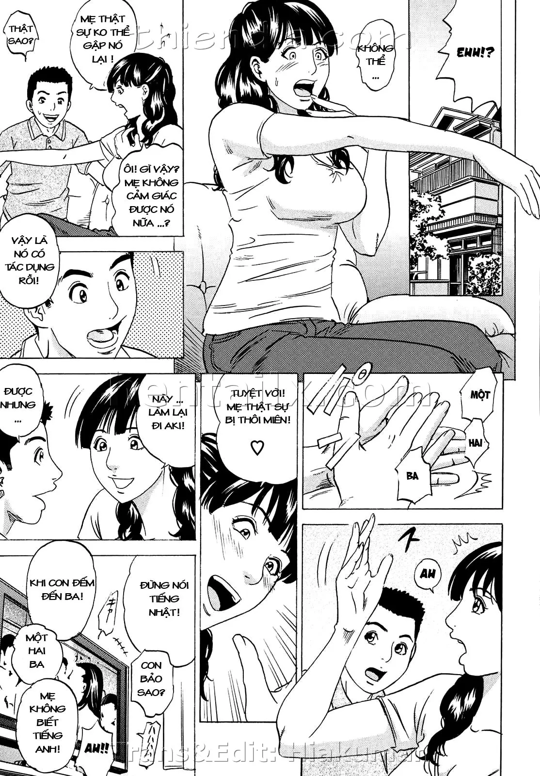 HentaiVN.net - Ảnh 3 - Mama ga Iku! Boku wa Dopyu! [Mama felt ...azm! I ejaculate!] - Chap 2