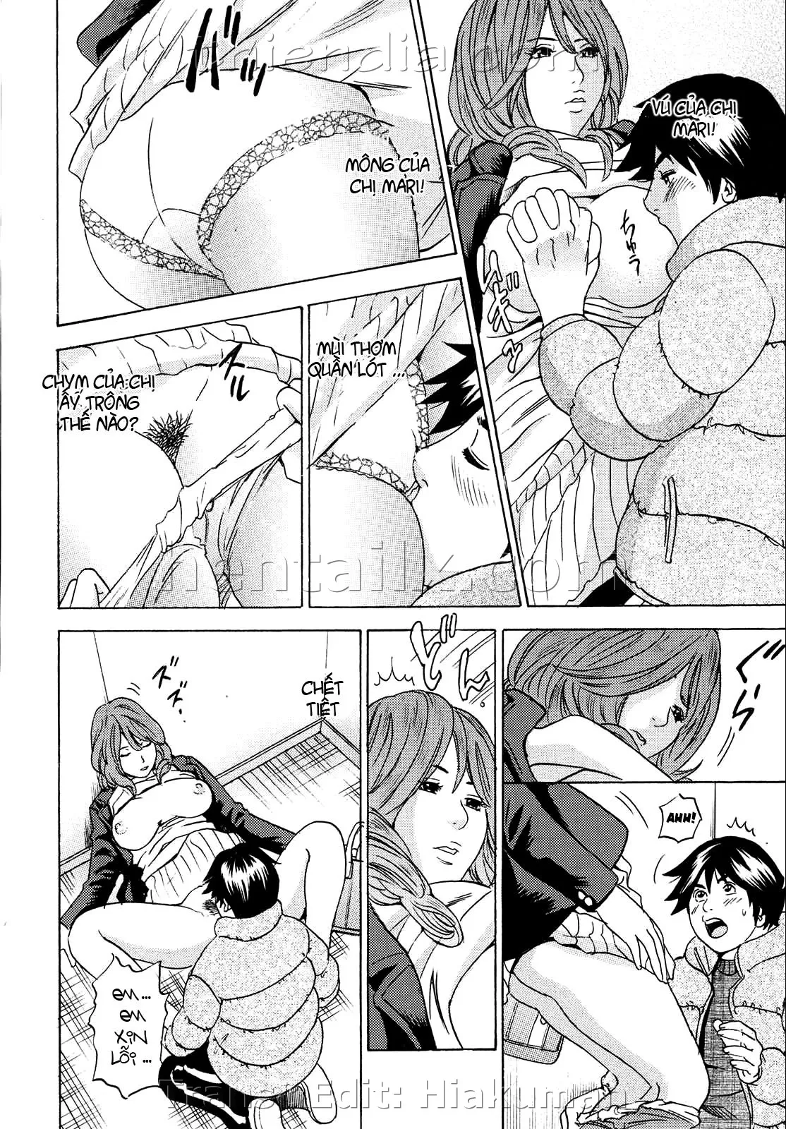 HentaiVN.net - Ảnh 9 - Mama ga Iku! Boku wa Dopyu! [Mama felt ...azm! I ejaculate!] - Chap 3