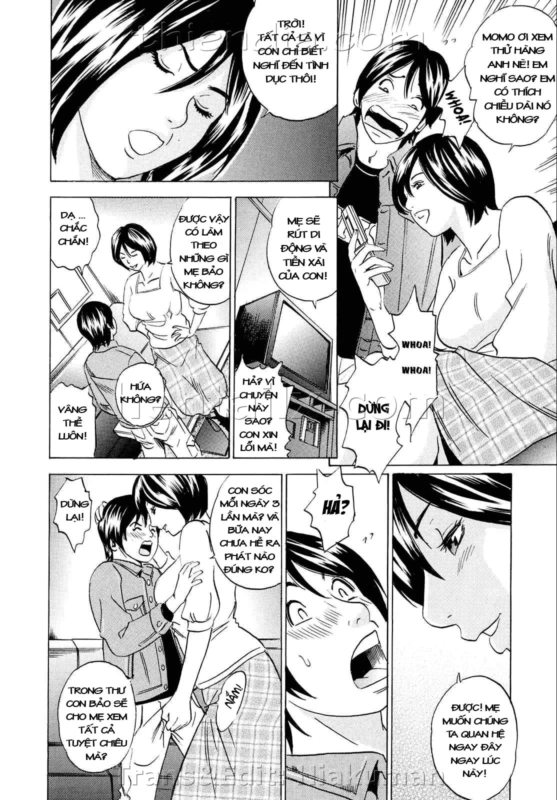 HentaiVN.net - Ảnh 4 - Mama ga Iku! Boku wa Dopyu! [Mama felt ...azm! I ejaculate!] - Chap 4