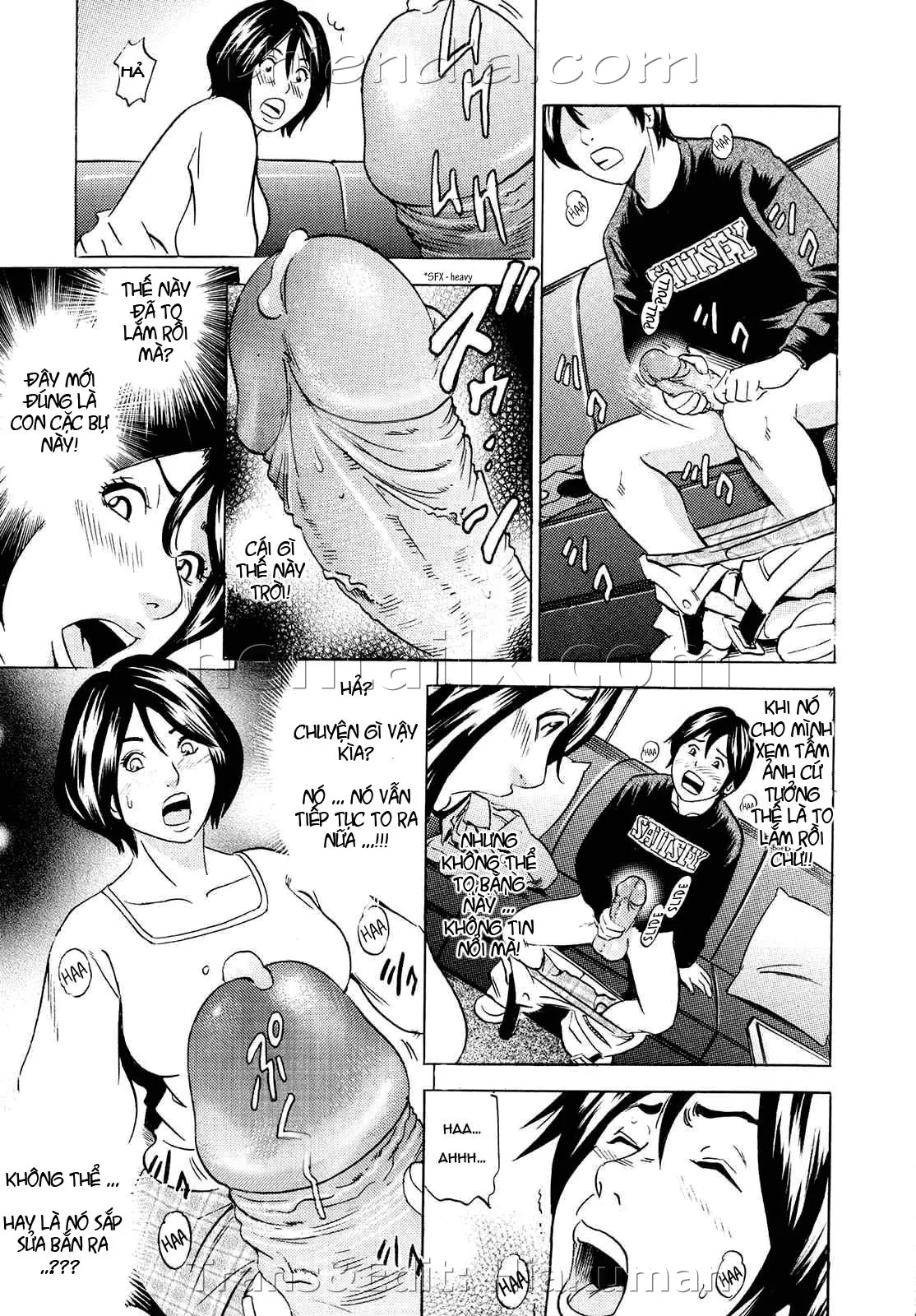 HentaiVN.net - Ảnh 7 - Mama ga Iku! Boku wa Dopyu! [Mama felt ...azm! I ejaculate!] - Chap 4