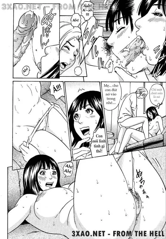 HentaiVN.net - Ảnh 10 - Mama ga Iku! Boku wa Dopyu! [Mama felt ...azm! I ejaculate!] - Chap 8