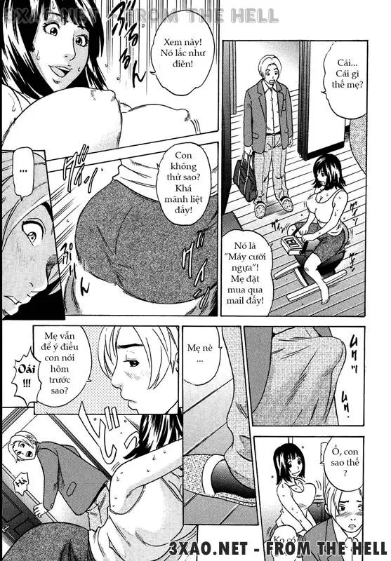 HentaiVN.net - Ảnh 3 - Mama ga Iku! Boku wa Dopyu! [Mama felt ...azm! I ejaculate!] - Chap 8