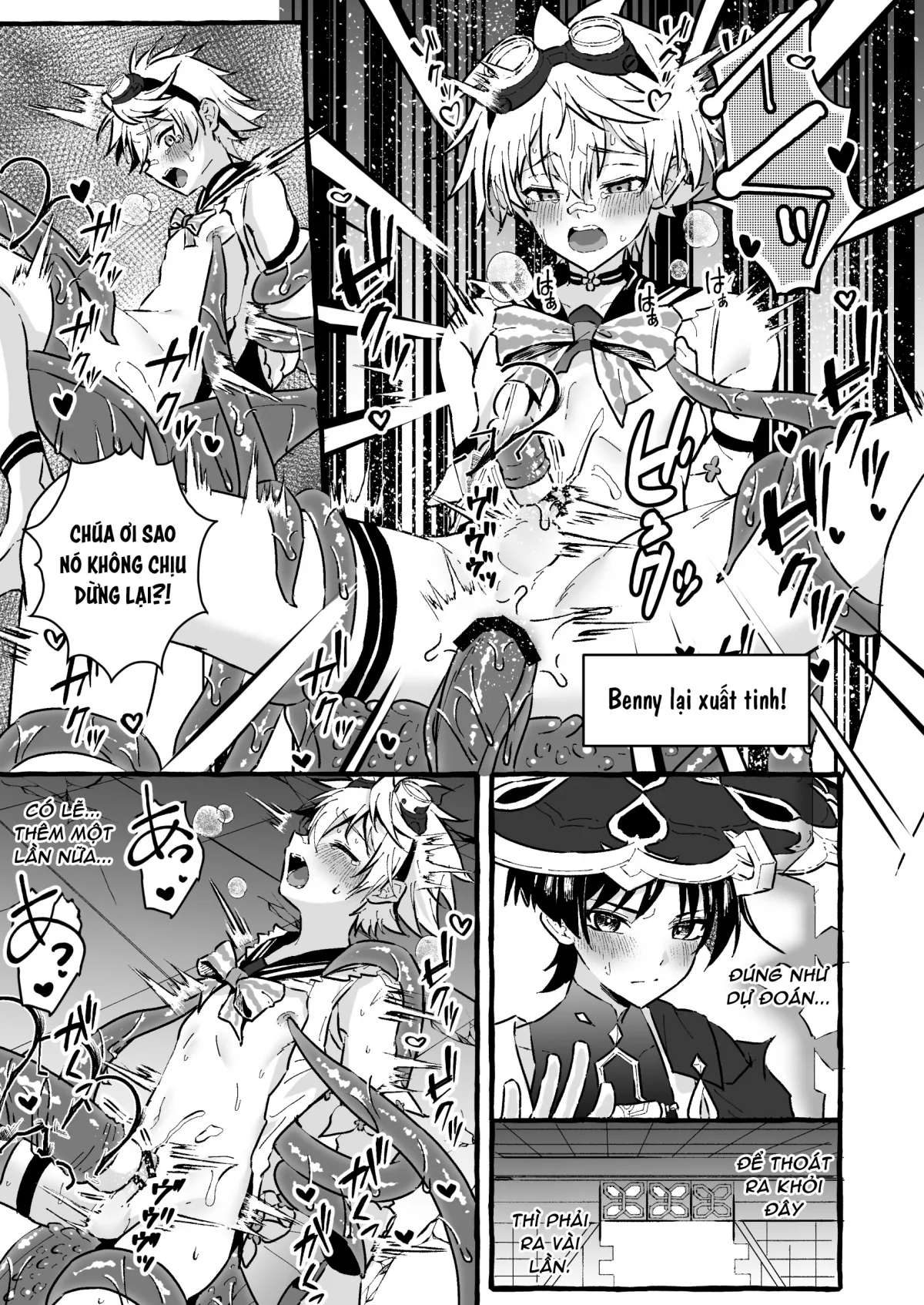 HentaiVN.net - Ảnh 24 - Làm gì có vùng đất cạm bẫy dục vọng chưa được khám phá [Ero Trap Hikyou nante Aru wakenai daro, エロトラップ秘境なんてあるわけないだろ] - Nửa đầu