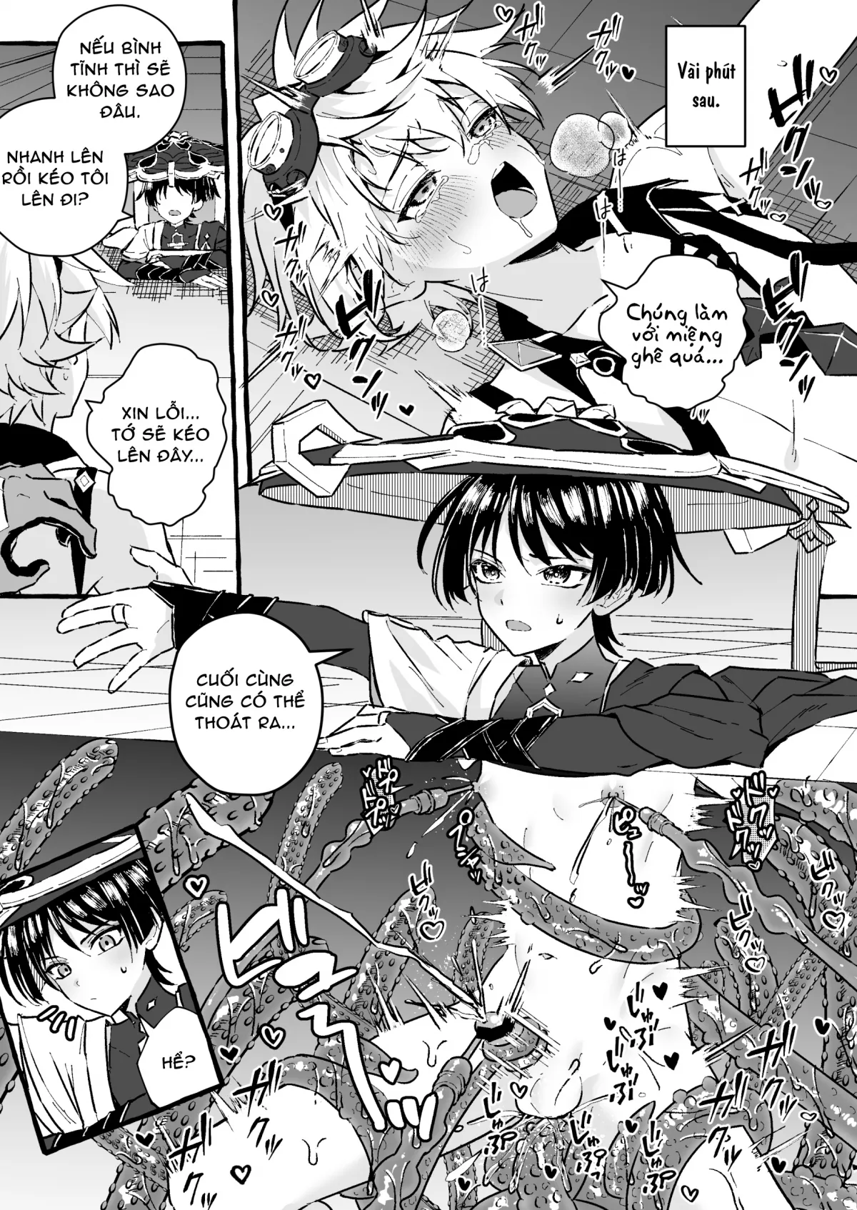HentaiVN.net - Ảnh 13 - Làm gì có vùng đất cạm bẫy dục vọng chưa được khám phá [Ero Trap Hikyou nante Aru wakenai daro, エロトラップ秘境なんてあるわけないだろ] - Nửa sau