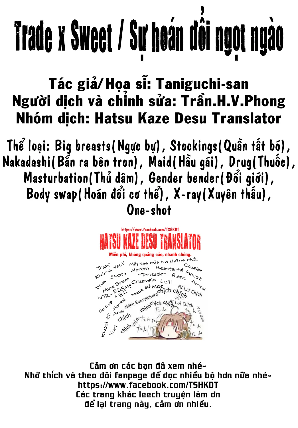 HentaiVN.net - Ảnh 21 - Trade x Sweet - Oneshot