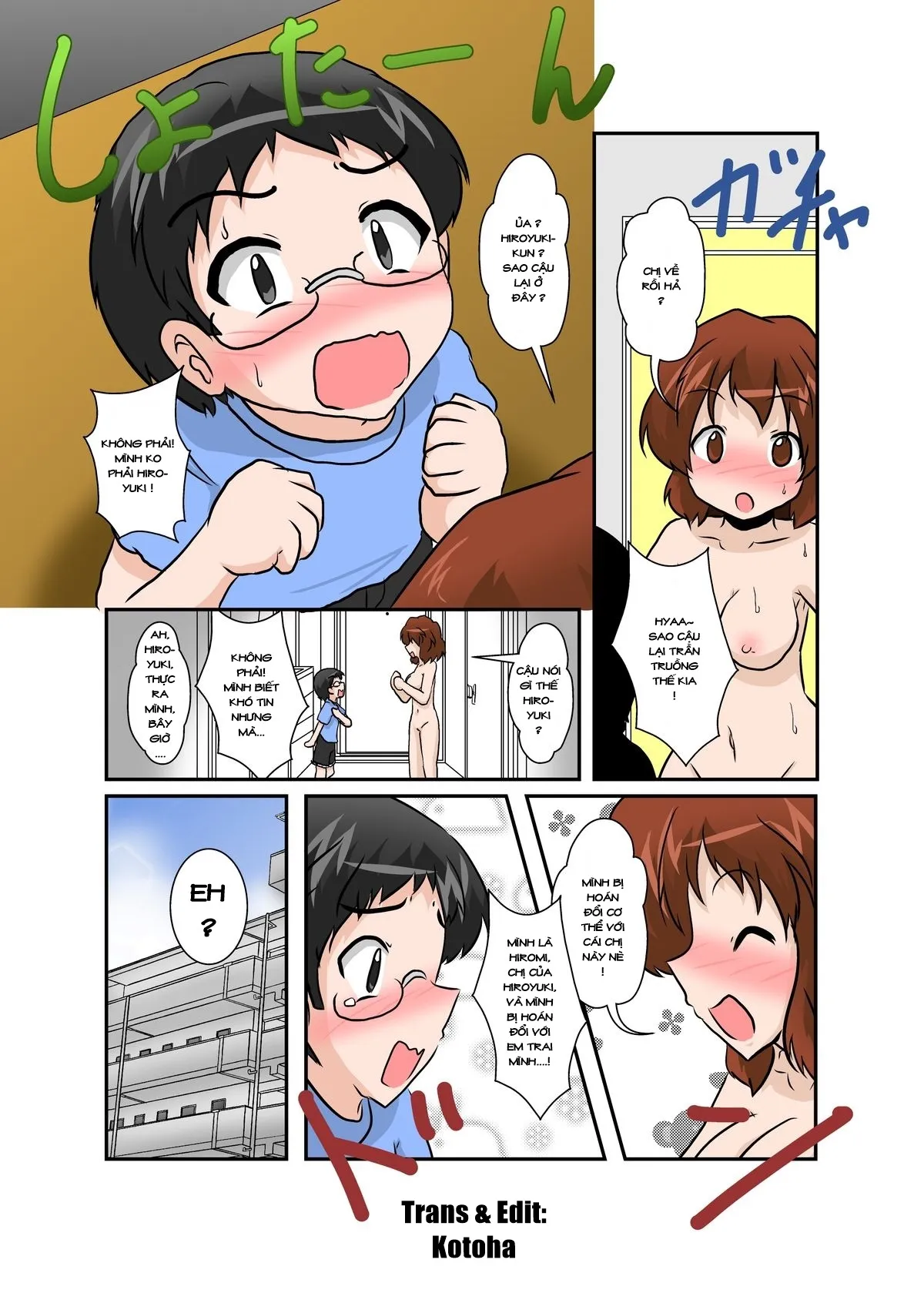 HentaiVN.net - Ảnh 19 - Sekaijuu ga Moshi Irekawari de Afurete Itara [If I Could Change The World] - Chap 1