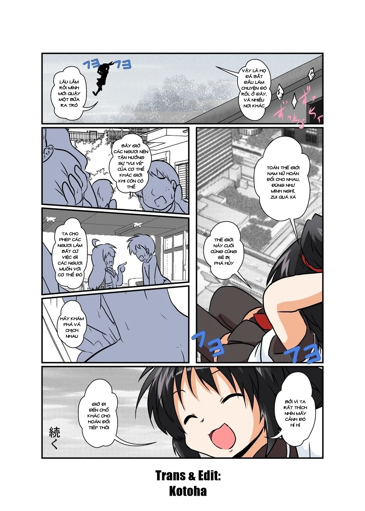 HentaiVN.net - Ảnh 14 - Sekaijuu ga Moshi Irekawari de Afurete Itara [If I Could Change The World] - Chap 2