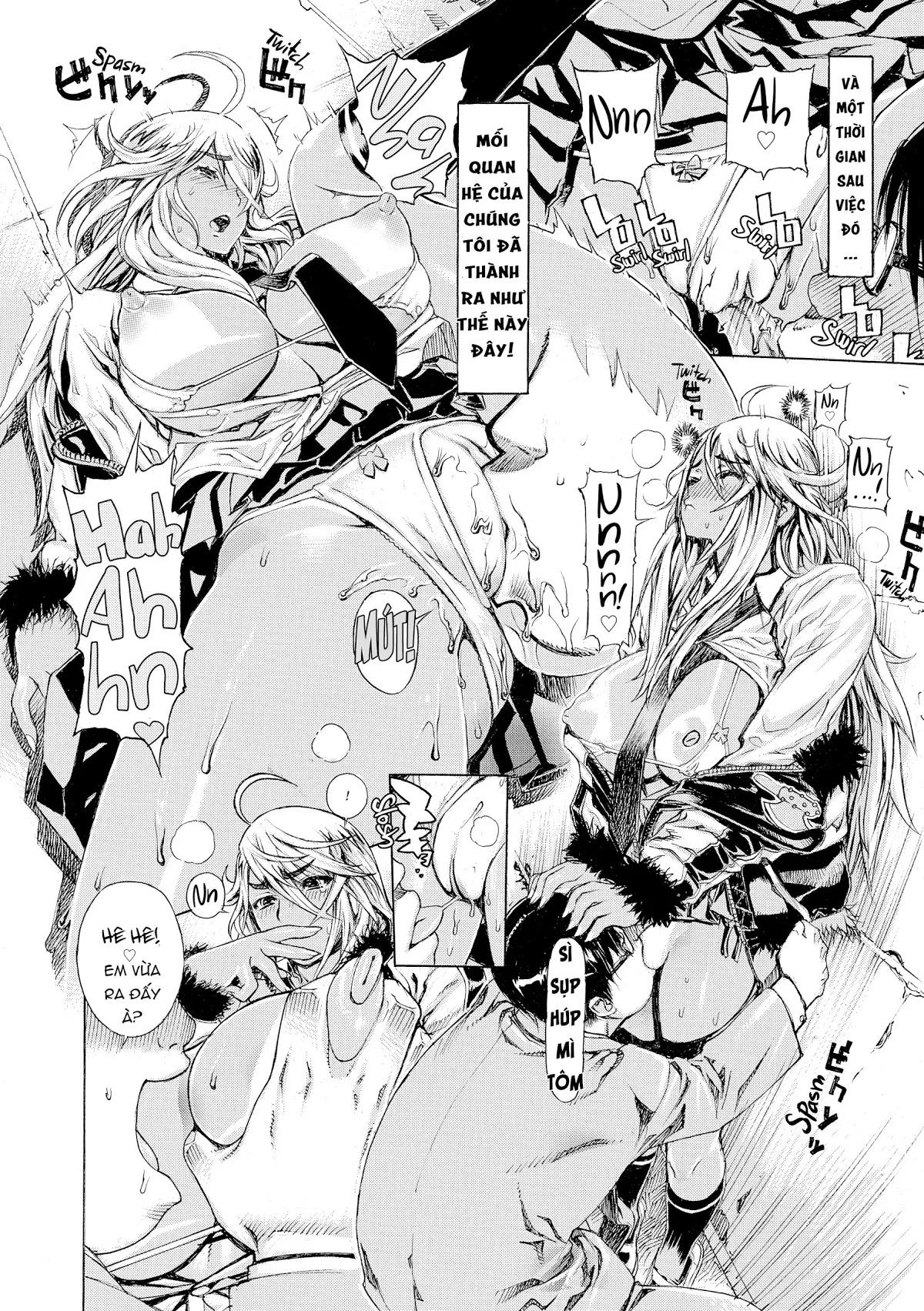 HentaiVN.net - Ảnh 12 - Ecchi Sketch! - Chap 3 Blonde Delinquent Wolfineer