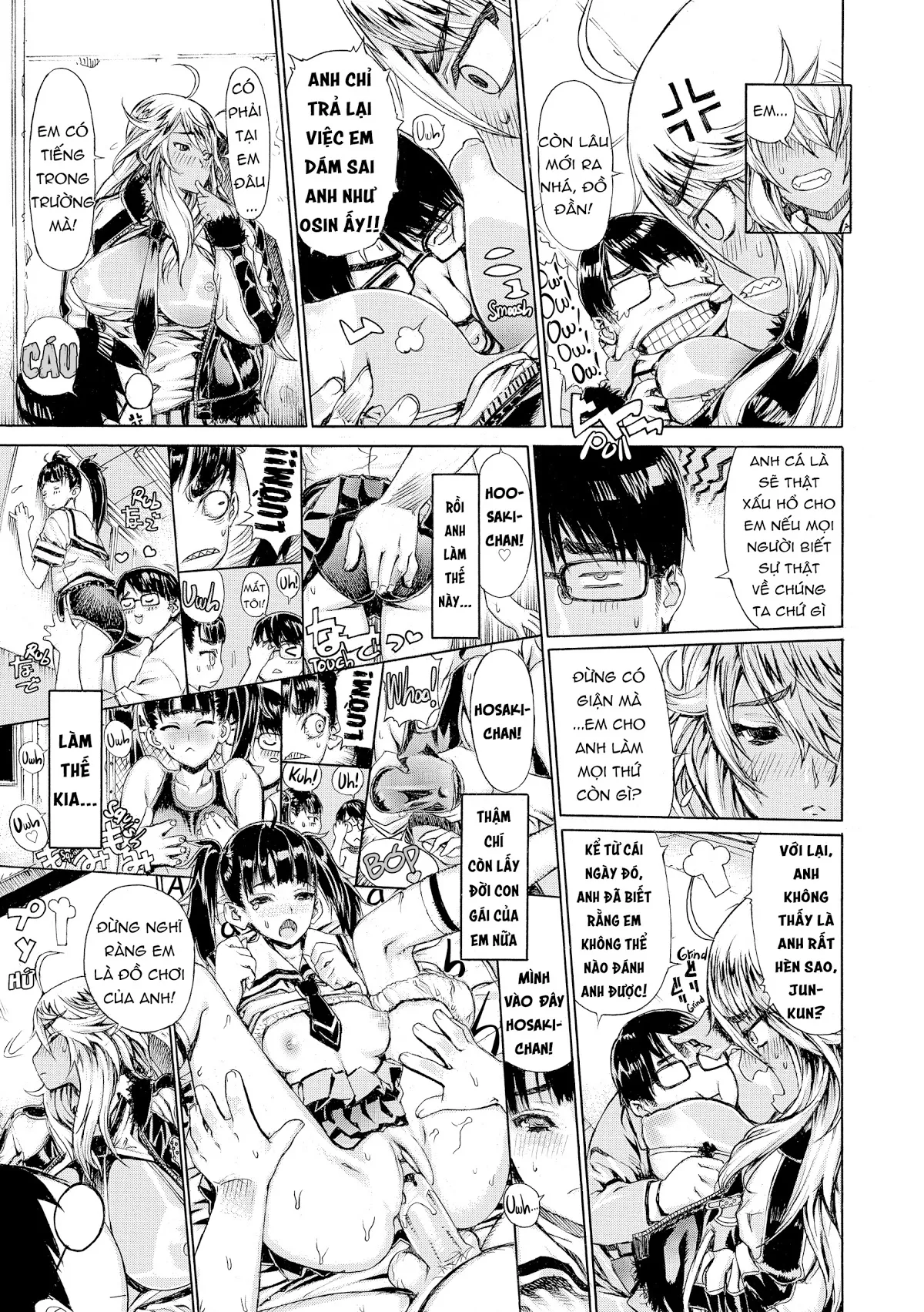 HentaiVN.net - Ảnh 13 - Ecchi Sketch! - Chap 3 Blonde Delinquent Wolfineer