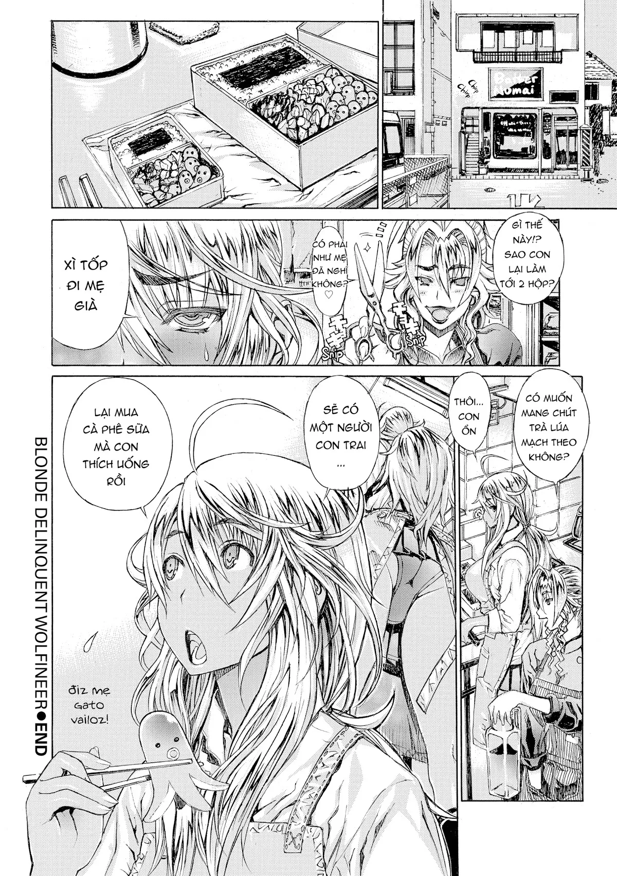 HentaiVN.net - Ảnh 20 - Ecchi Sketch! - Chap 3 Blonde Delinquent Wolfineer
