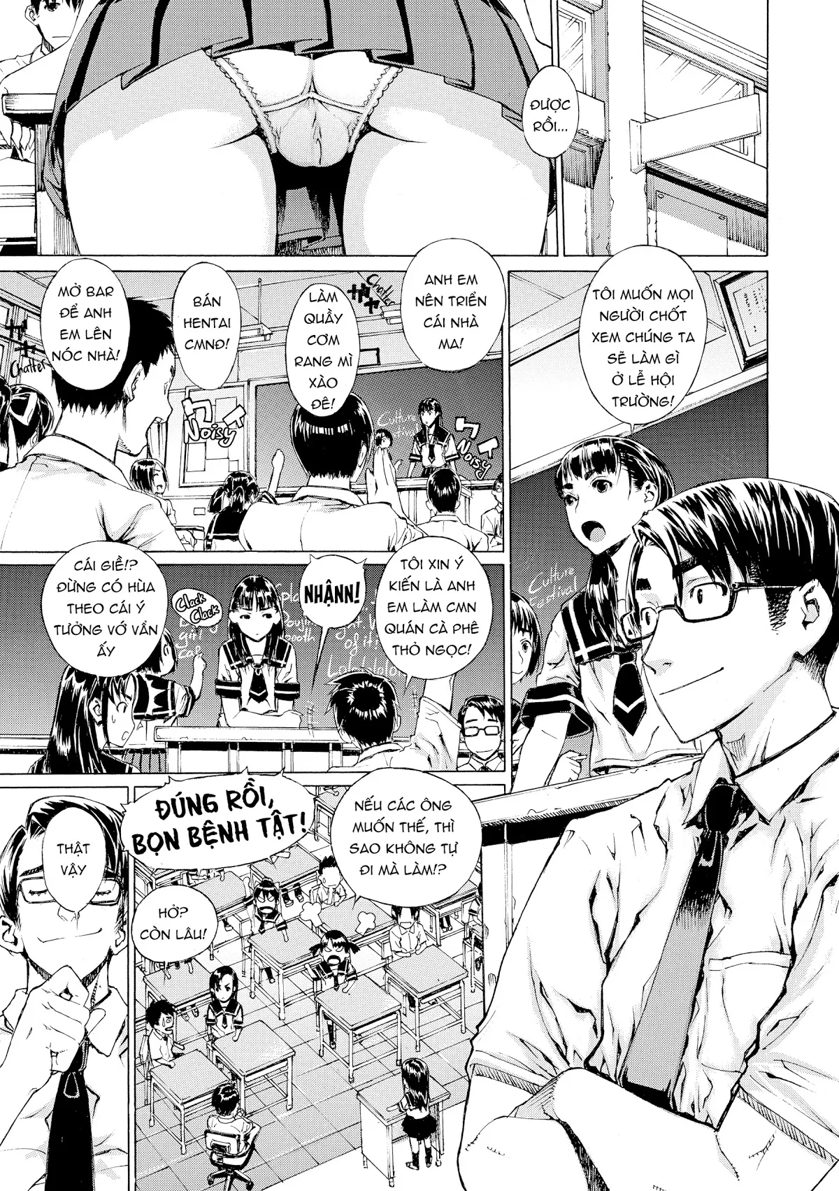 HentaiVN.net - Ảnh 3 - Ecchi Sketch! - Chap 4 Black-Haired Bunny Girl Part 1