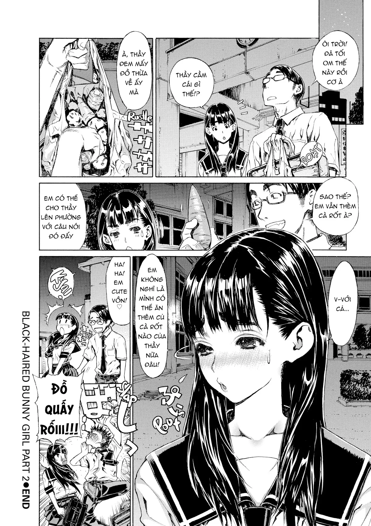 HentaiVN.net - Ảnh 14 - Ecchi Sketch! - Chap 5 Black-Haired Bunny Girl Part 2