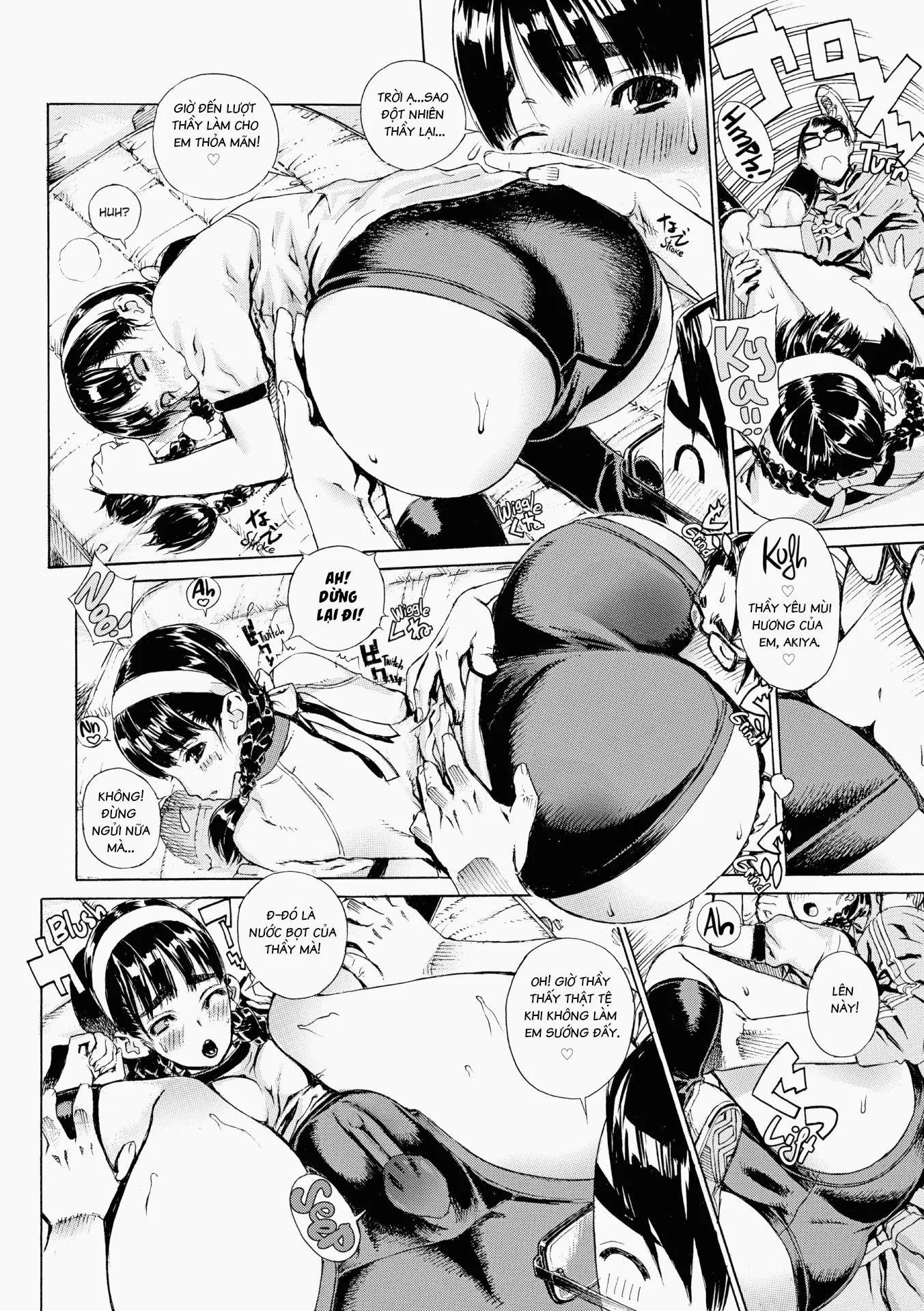 HentaiVN.net - Ảnh 16 - Ecchi Sketch! - Chap 6 Black-Haired Bloomers