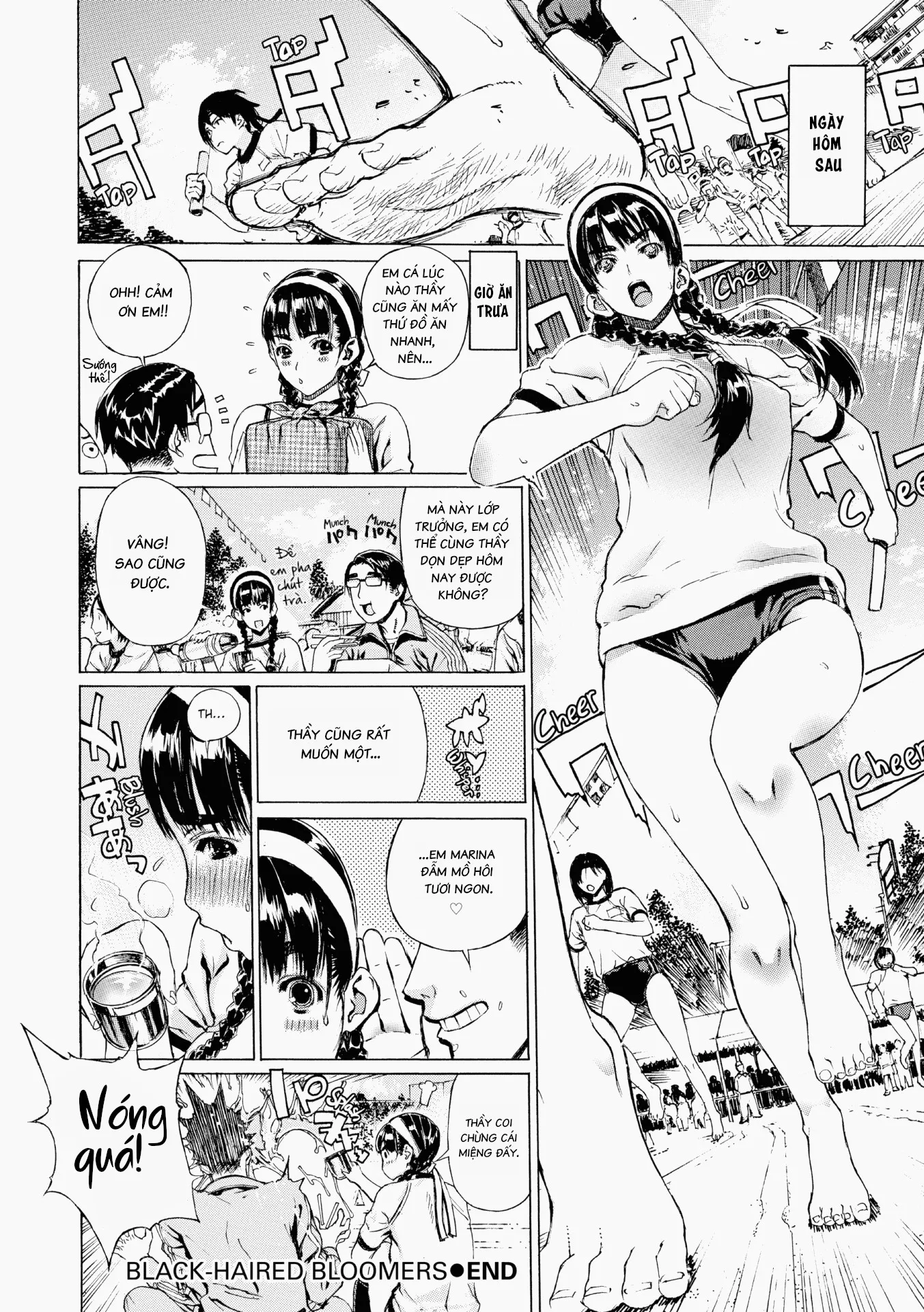 HentaiVN.net - Ảnh 24 - Ecchi Sketch! - Chap 6 Black-Haired Bloomers