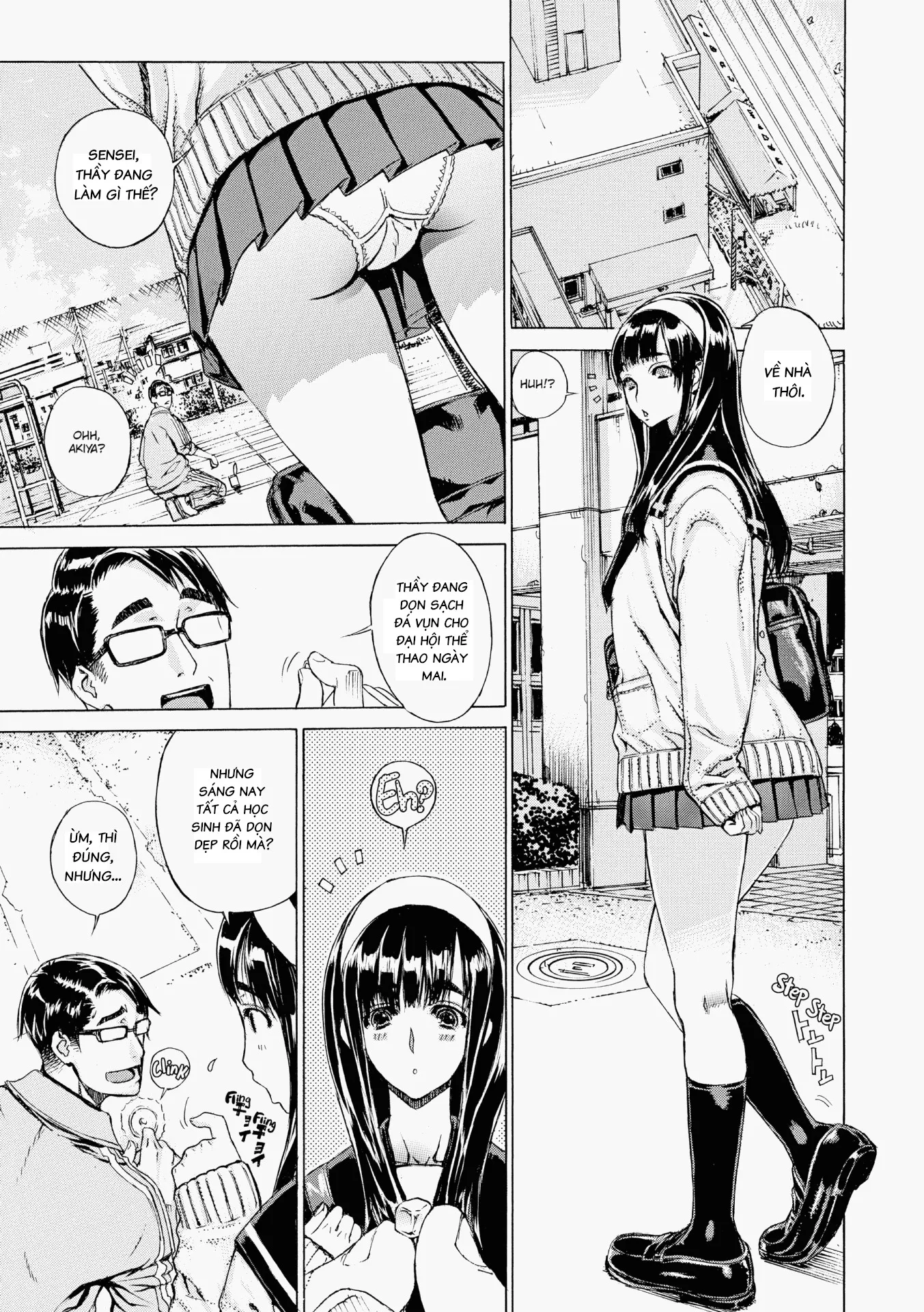 HentaiVN.net - Ảnh 3 - Ecchi Sketch! - Chap 6 Black-Haired Bloomers
