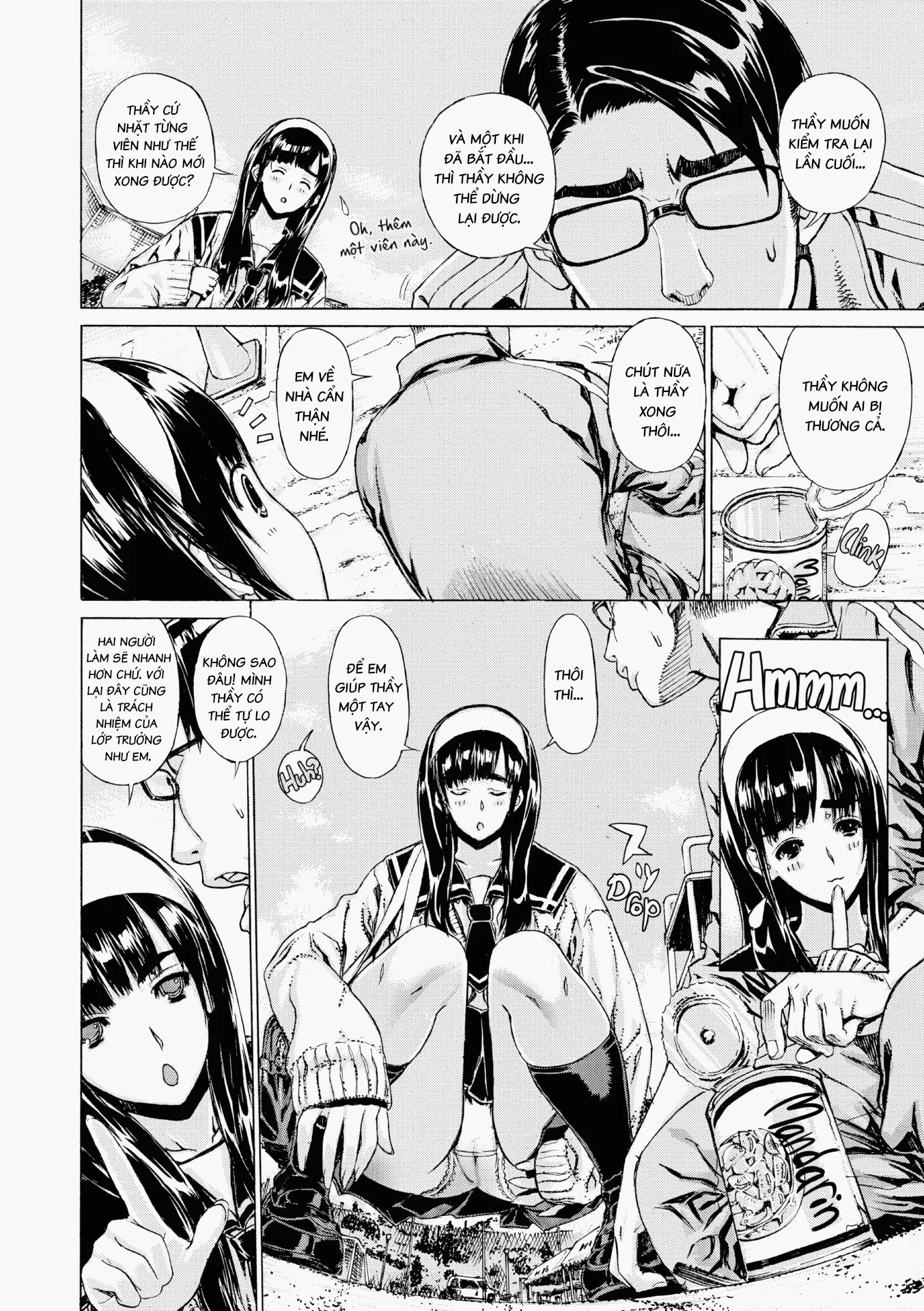 HentaiVN.net - Ảnh 4 - Ecchi Sketch! - Chap 6 Black-Haired Bloomers