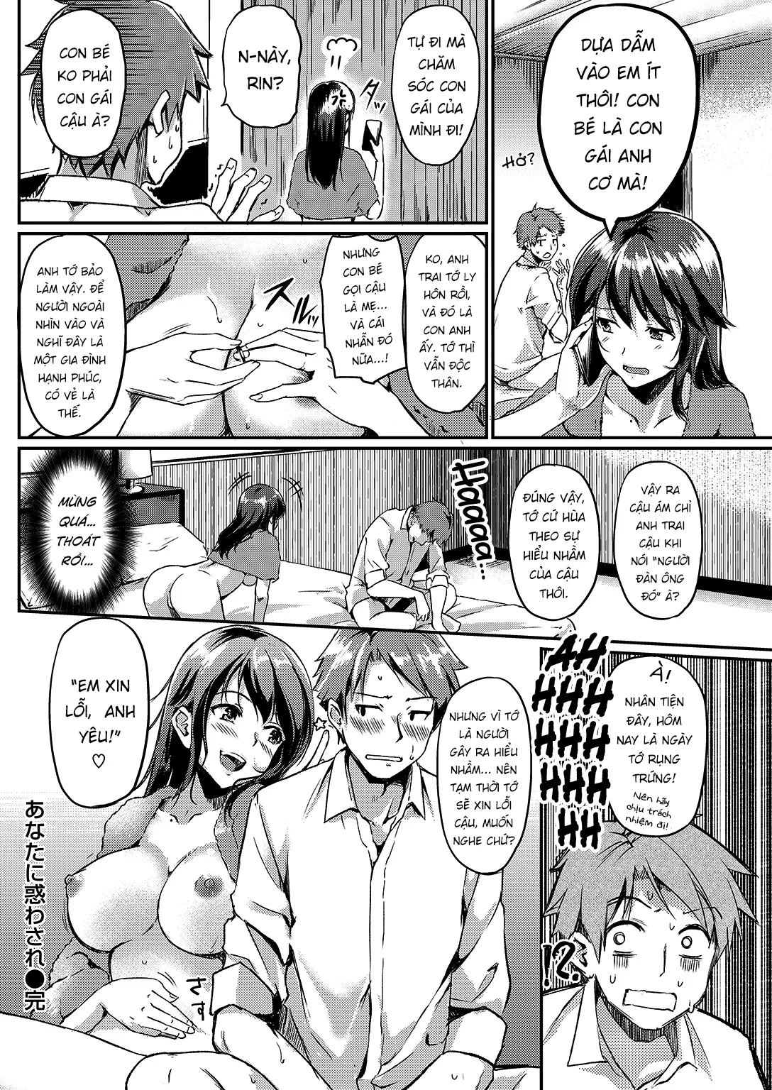 HentaiVN.net - Ảnh 18 - Anata ni Madowasare [Deceived By You, Fall In My Trap] - Oneshot - Có che