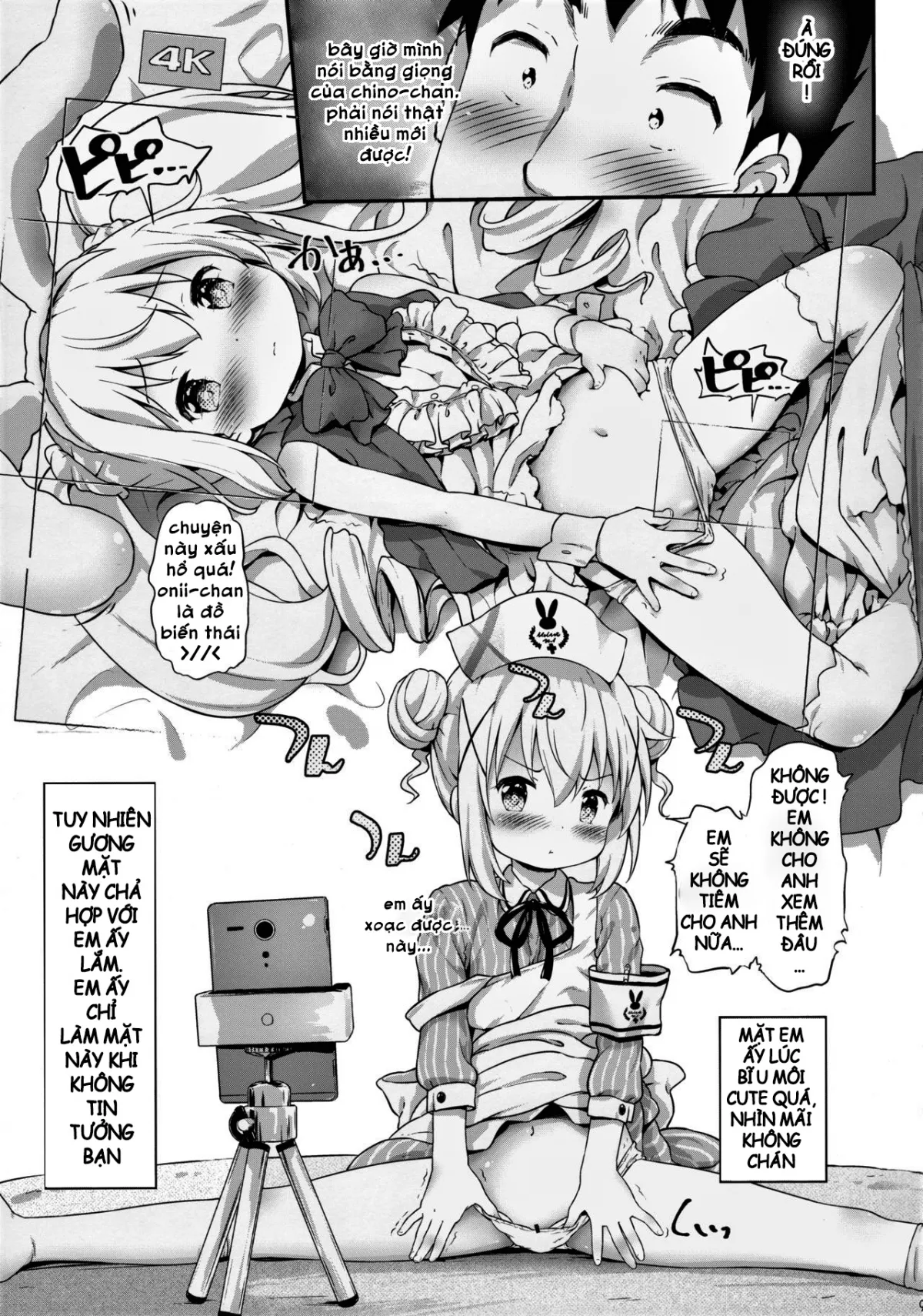 HentaiVN.net - Ảnh 9 - Chino-chan Hajimemashita!! (Gochuumon wa Usagi desu ka?) [とろ娘13 チノちゃんはじめました!! (ご注文はうさぎですか?) ; Toro Musume 13; Toro Musume 13 Chino-Chan Hajimemashita!!] - Chap 1